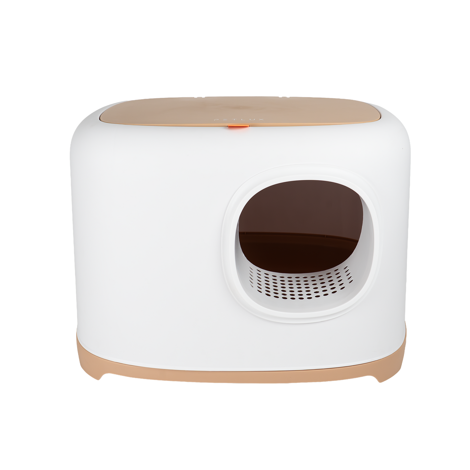 Designer litter box with lid