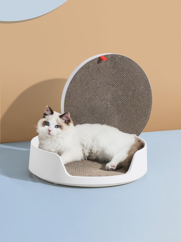 Design Katzentoilette Schloss 2-in-1